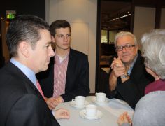 Lothar Kämmerling, Fa. Otto Geilenkirchen, Max Breuer, Dr. Claus Breuer, zweiter Vorsitzender TGL